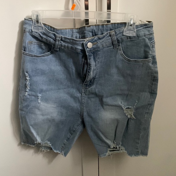 Blue Denim shorts - Picture 1 of 2